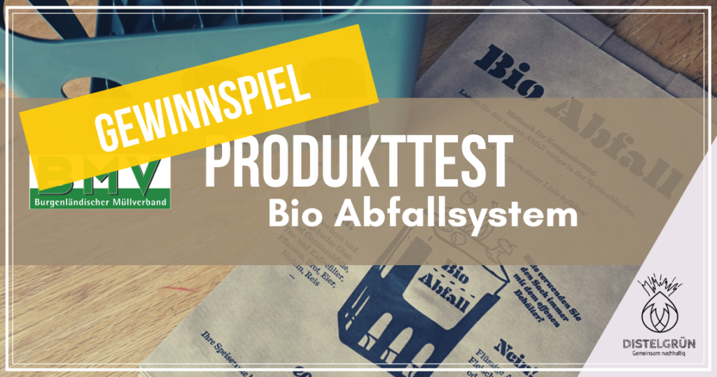 Titel Produkttest Bio Abfallsystem Gewinnspiel